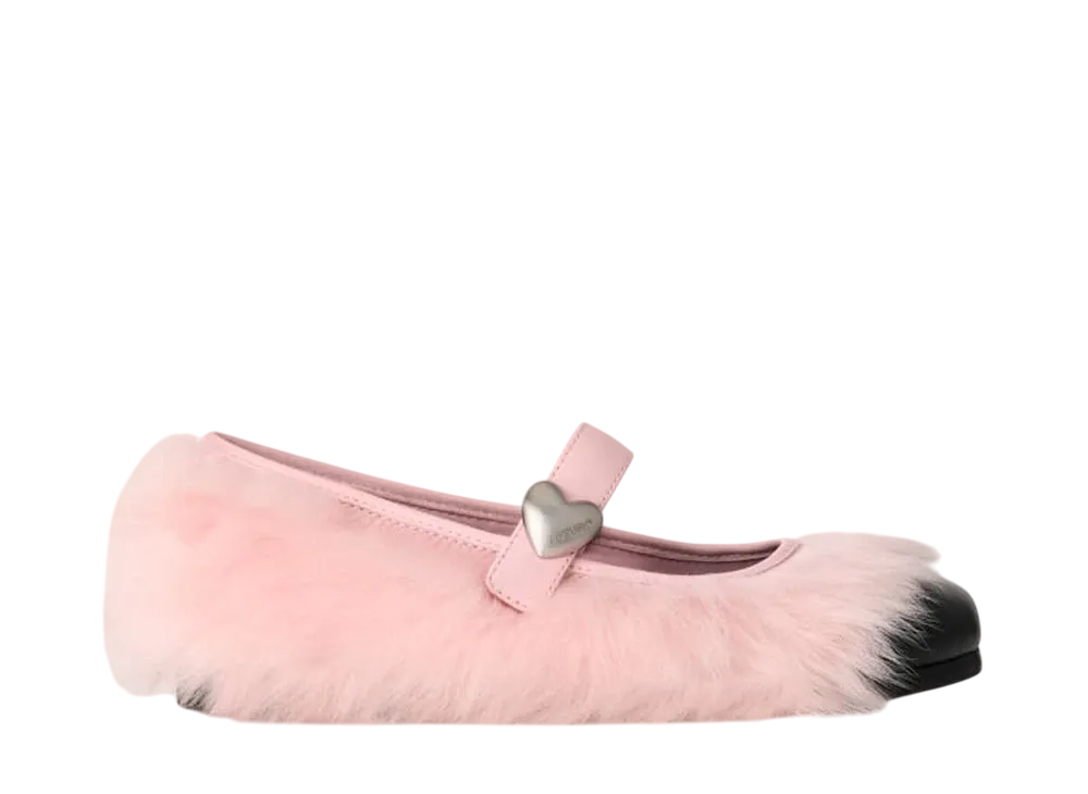 アンブッシュ × アグ ウィメンズ メリー ジェーン "ピンク/ブラック"