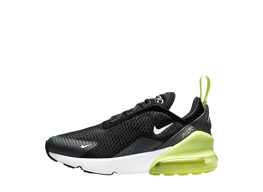 Nike PS Air Max 270 "Light Lemon Twist/Black/Anthracite/White"