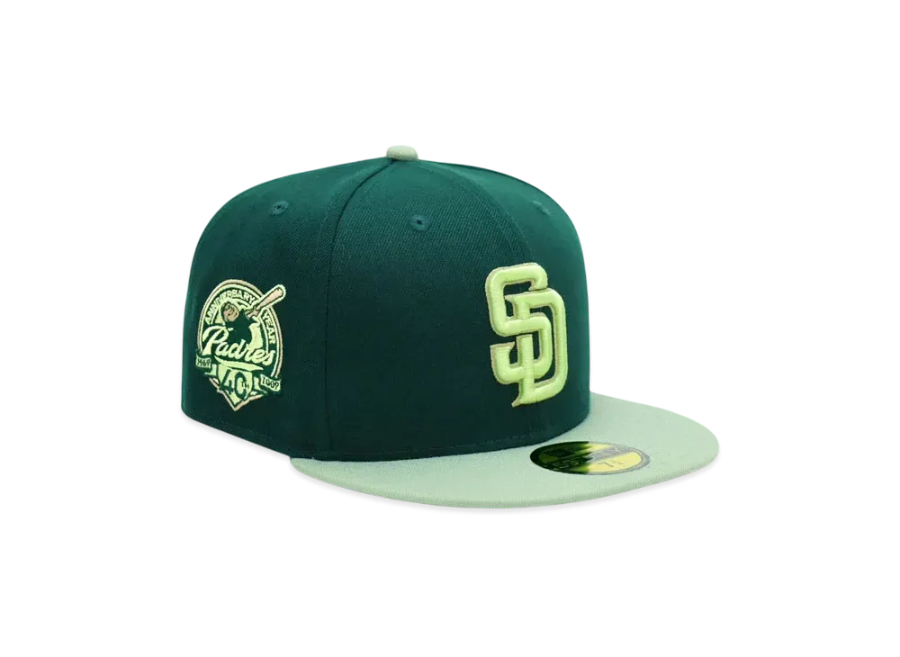 NEW ERA x THE CAP 59Fifty 'G-Dollar' San Diego Padres "Dark Green/Ever Green"