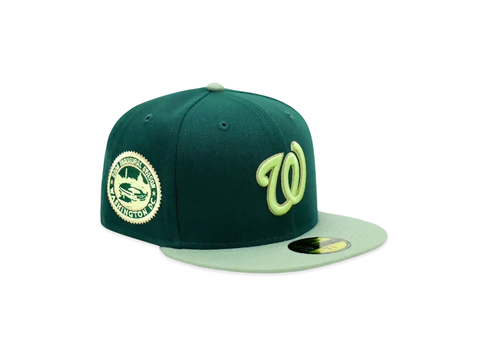 NEW ERA x THE CAP 59Fifty 'G-Dollar' Washington Nationals "Dark Green/Ever Green"