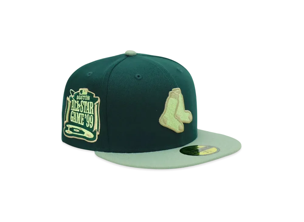 NEW ERA x THE CAP 59Fifty 'G-Dollar' Boston Red Sox "Dark Green/Ever Green"