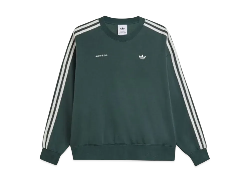 adidas x Sporty & Rich Sweatshirt "Shadow Green"