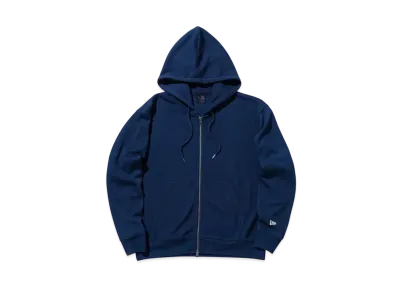 NEW ERA BLACK LABEL SS25 Oversized Waffle Full-Zip Hoodie "Navy"