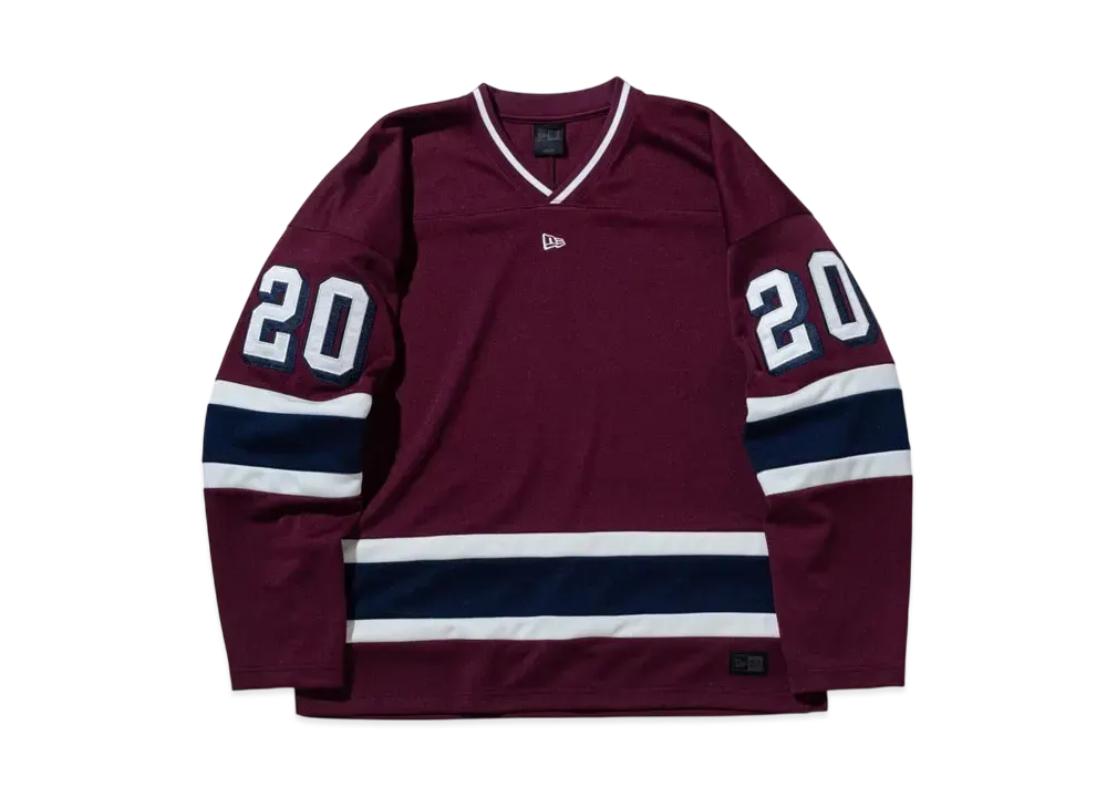 NEW ERA BLACK LABEL SS25 Hockey Shirt "Maroon"
