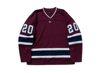 NEW ERA BLACK LABEL SS25 Hockey Shirt "Maroon"