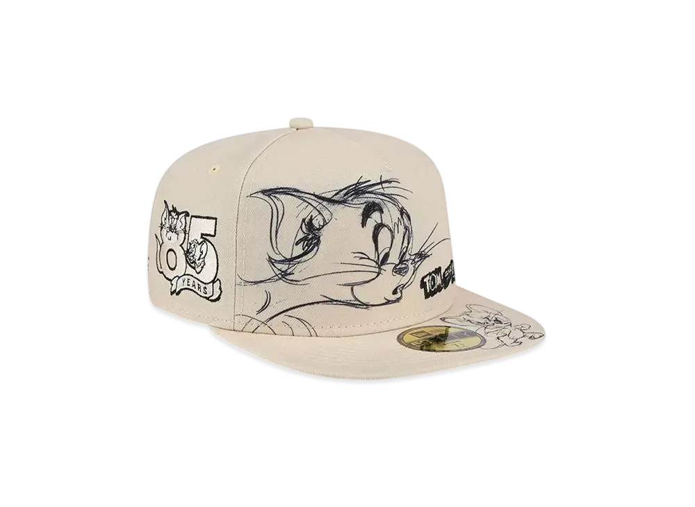 NEW ERA x TOM and JERRY 59Fifty A-Frame "Ivory"