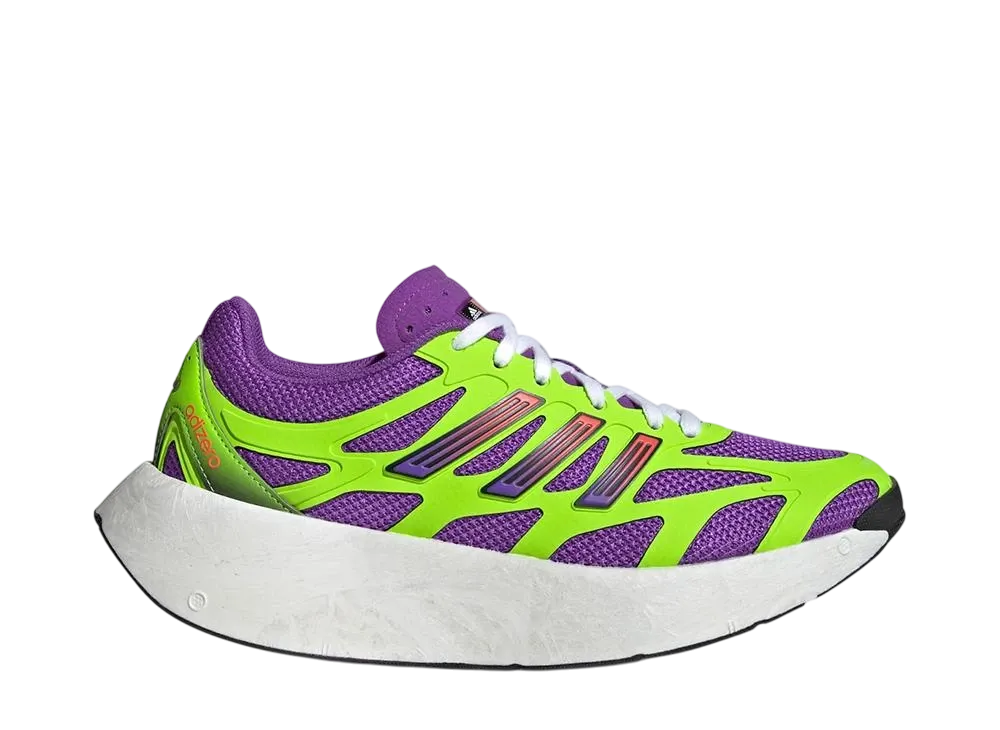 アディダスオリジナルス ウィメンズ アディゼロ アルク "アクティブパープル/ソーラーグリーン/シルバーメタリック"