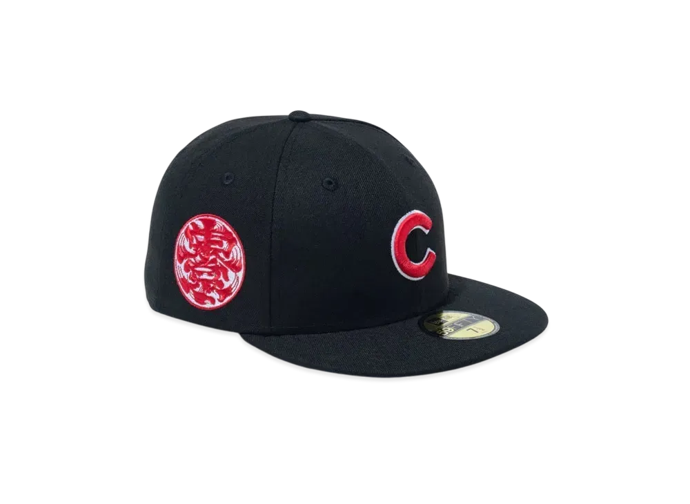 NEW ERA MLB Tokyo Series 2025 59Fifty Chicago Cubs Tokyo Side Patch "Black"