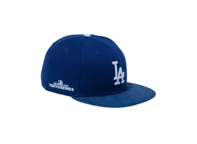 NEW ERA MLB Tokyo Series 2025 9Fifty Los Angeles Dodgers World Tour Tokyo 2025 Side Patch Print Visor "Dark Royal"