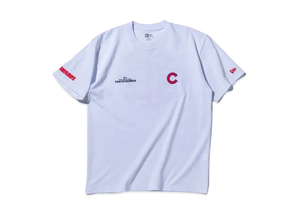 NEW ERA MLB Tokyo Series 2025 Short Sleeve Cotton T-Shirt Chicago Cubs Tokyo Regular Fit "White"