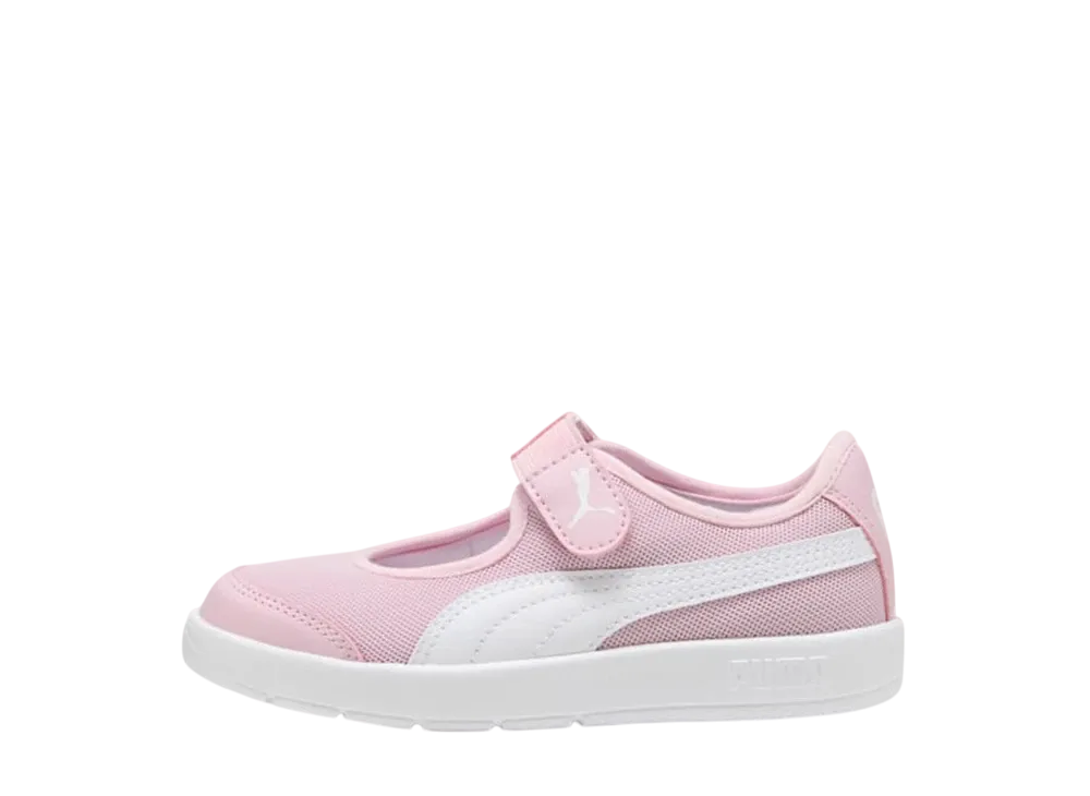 プーマ PS コートフレックス V3 リナ "ローズモーブ/プーマホワイト" (キッズ)