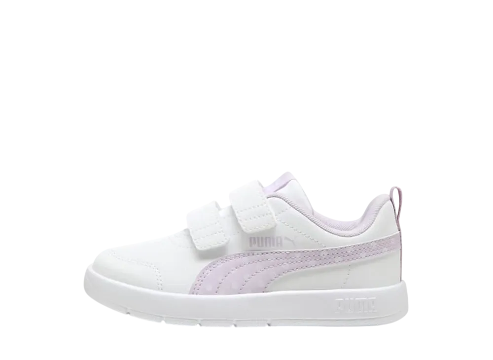 Puma PS Courtflex V3 Dotty "Puma White/Lilac Frost"
