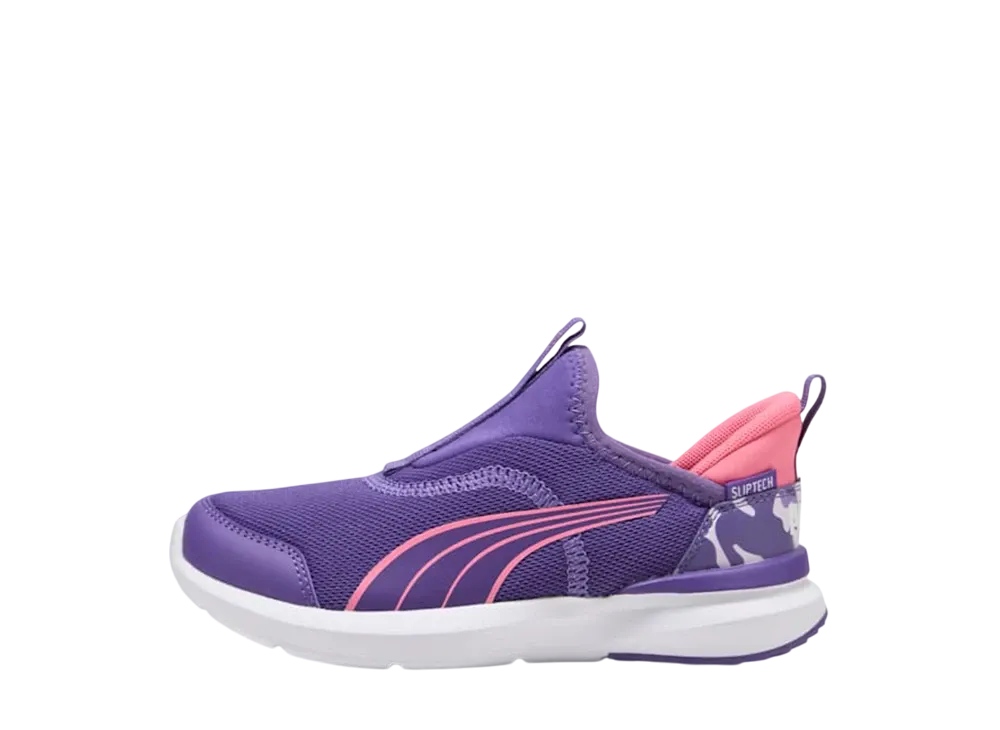 プーマ PS クルーズ プロフォーム イーズイン カモ "チームバイオレット/マジックローズ" (キッズ)