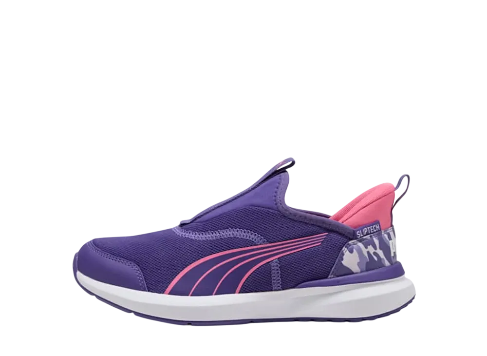 プーマ GS クルーズ プロフォーム イーズイン カモ "チームバイオレット/マジックローズ" (キッズ)