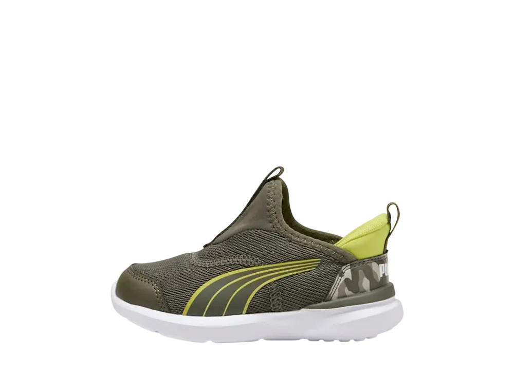 プーマ TD クルーズ イーズイン カモ "ローデングリーン/レモンシャーベット" (キッズ)
