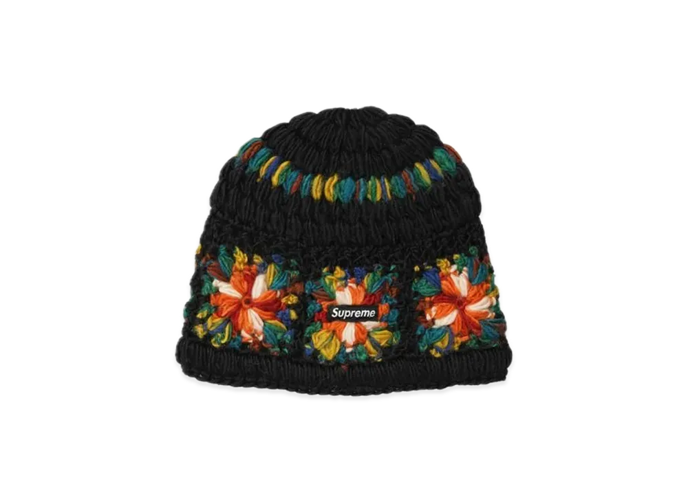Supreme Crochet Beanie "Black"