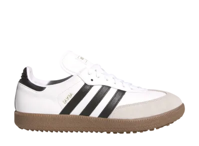adidas Samba Golf Full Grain Leather "Cloud White/Core Black/Gum"