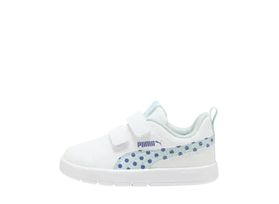 Puma TD Courtflex V3 Dotty "Puma White/Peaceful Blue"