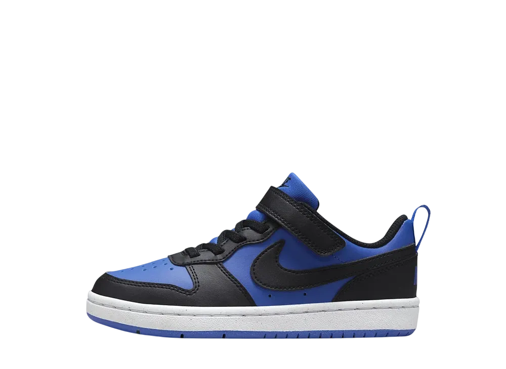 ナイキ PS コートボロー ロー リクラフト "ゲームロイヤル/ホワイト/ブラック" (キッズ)