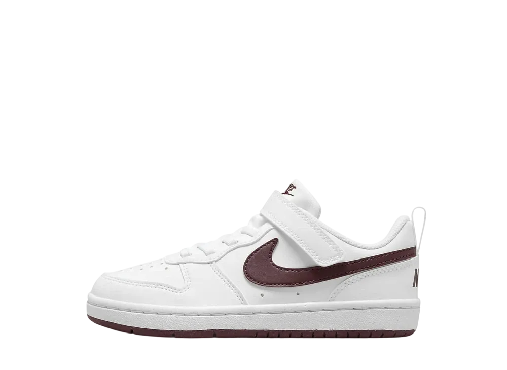 ナイキ PS コートボロー ロー リクラフト "ホワイト/バーガンディクラッシュ" (キッズ)