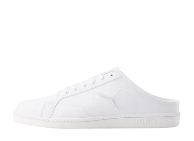 Puma Smash Cat SL Mule "Puma White/Feather Gray"