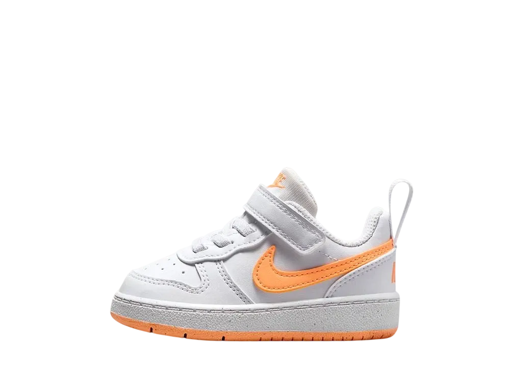 ナイキ TD コートボロー ロー リクラフト "ホワイト/ホワイト/ピーチクリーム" (キッズ)