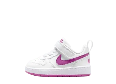 Nike TD Court Borough Low Recraft "White/Hot Fuchsia"