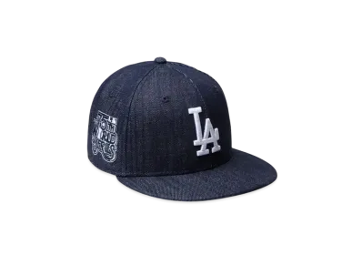 NEW ERA Youth 9Fifty Denim Los Angeles Dodgers World Series Side Patch "Indigo Denim"