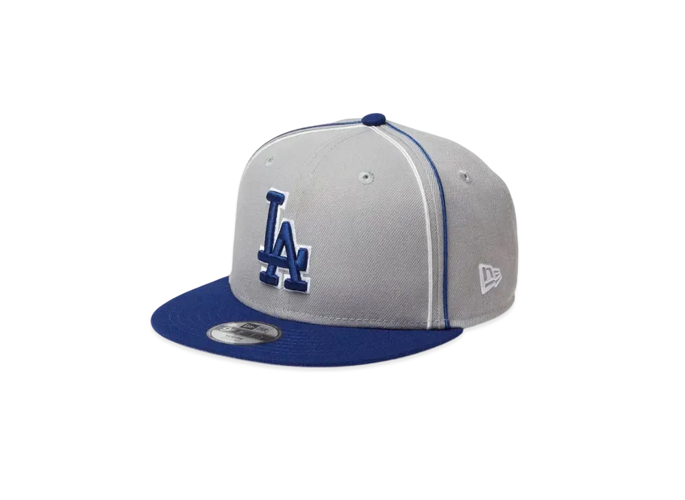NEW ERA Youth 9Fifty MLB Taping Los Angeles Dodgers "Gray/Dark Royal"