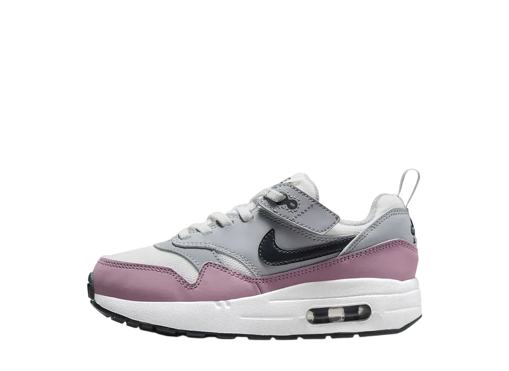 Nike PS Air Max 1 EasyOn "Summit White/Wolf Grey/White/Dark Smoke Grey"