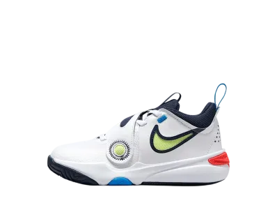 Nike PS Team Hustle D 11 "White/Bright Crimson/Photo Blue/Light Lemon Twist"