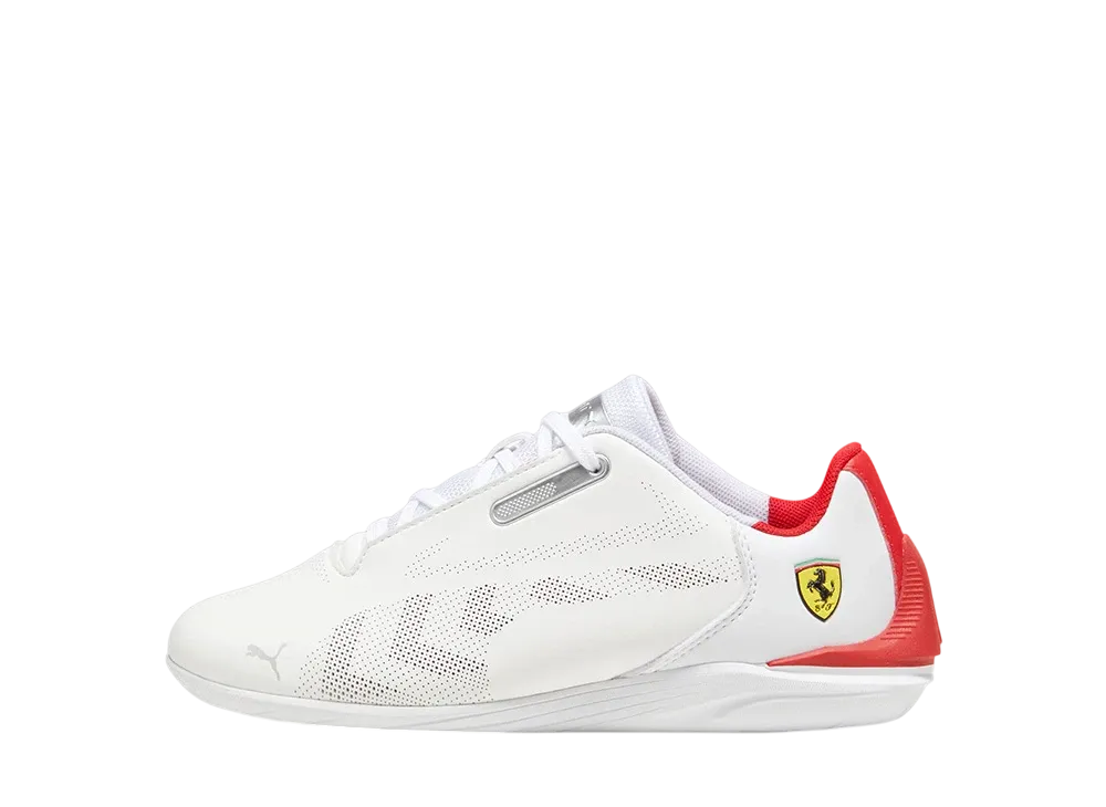 スクーデリア フェラーリ × プーマ GS ドリフトキャット デシマ2.0 "プーマホワイト/ロッソコルサ" (キッズ)