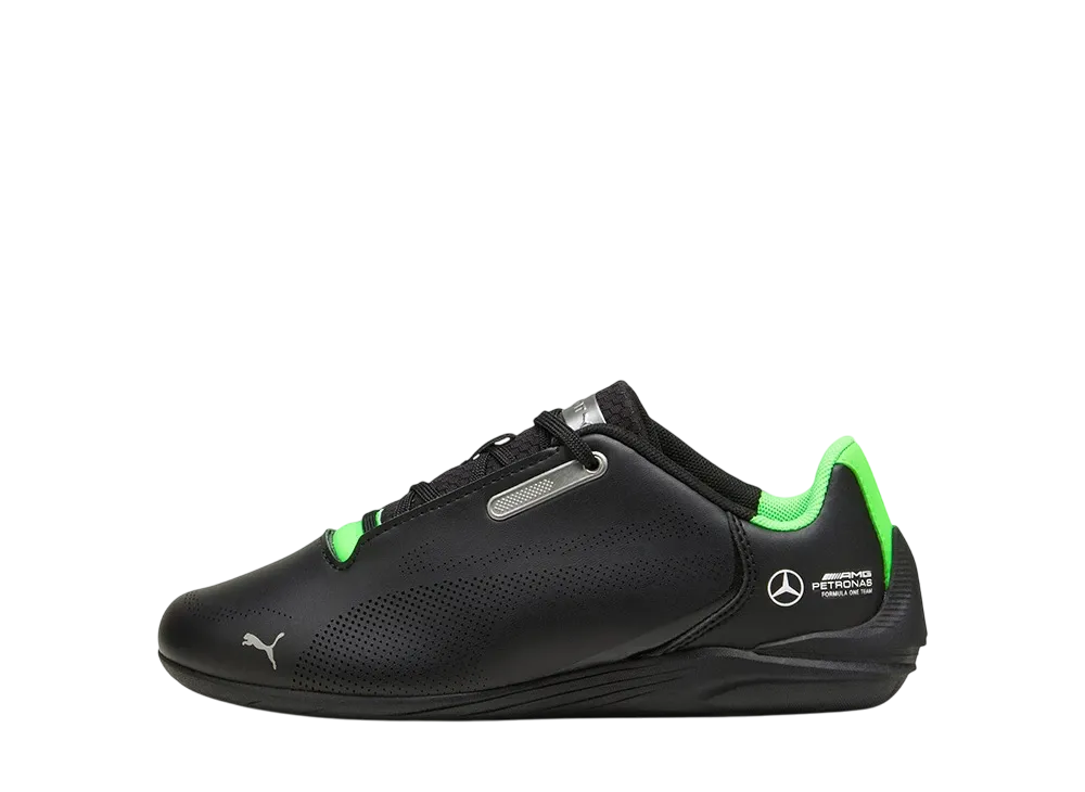 メルセデス AMG ペトロナス F1 × プーマ GS ドリフトキャット デシマ2.0 "プーマブラック/フィジーグリーン" (キッズ)