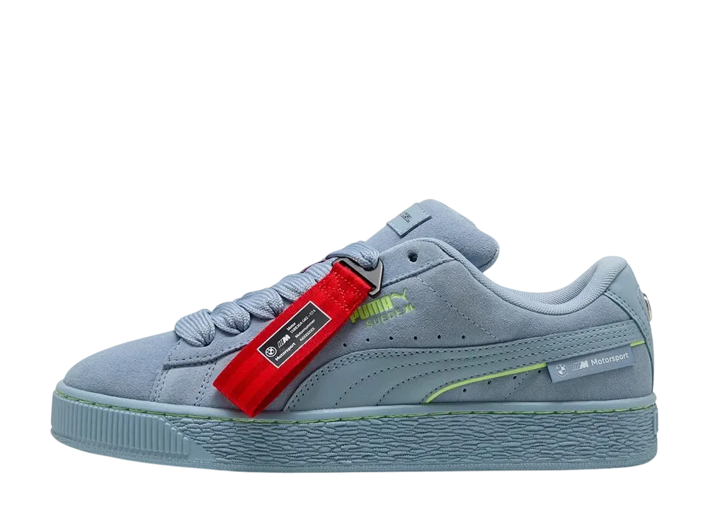 BMW M モータースポーツ × プーマ スウェード XL "ブルーウォッシュ/ファストイエロー"