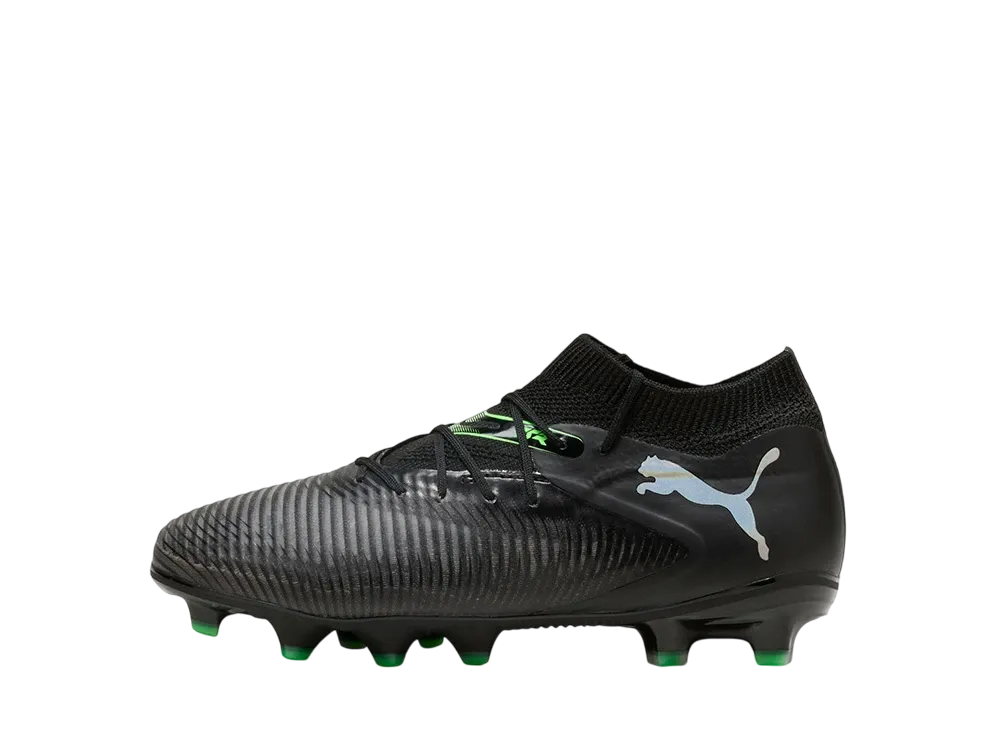 プーマ GS フューチャー8 プロ FG/AG "プーマブラック/クールライトグレー/フルオグリーン" (キッズ)