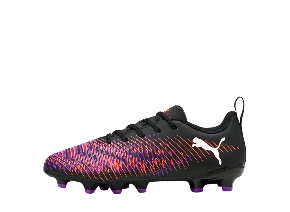 プーマ GS フューチャー8 プレー FG/AG "プーマブラック/プーマホワイト/グローイングレッド" (キッズ)