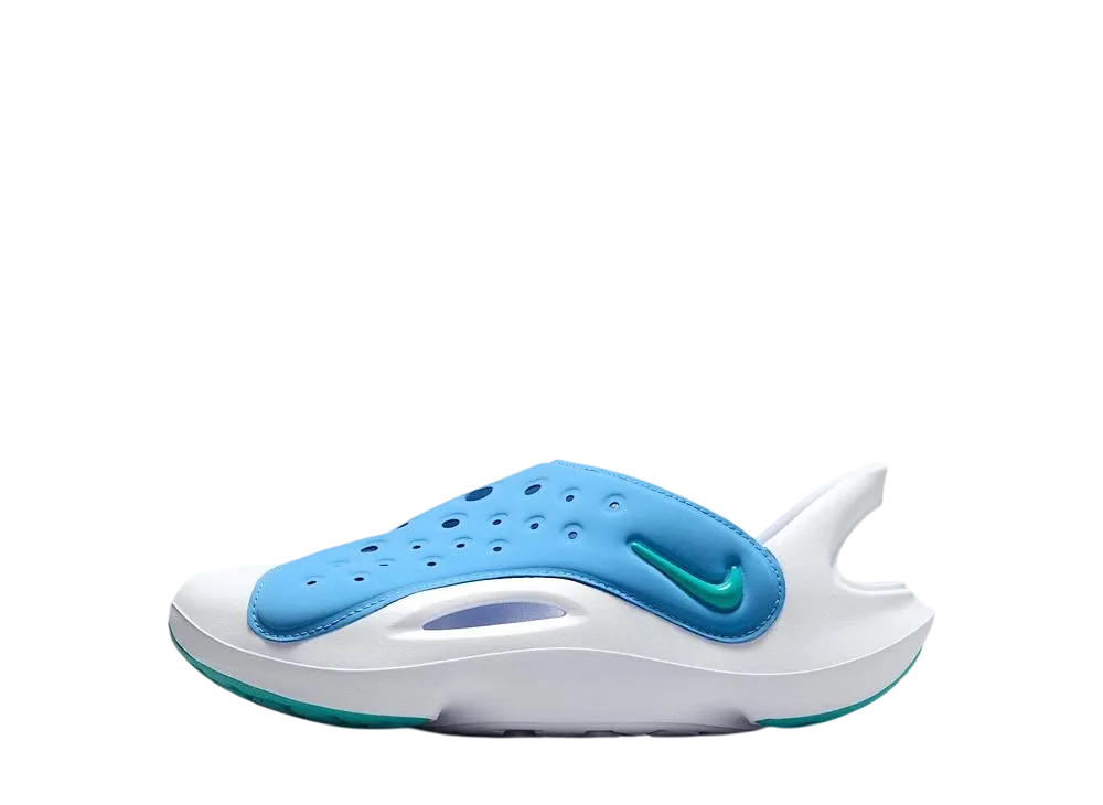 ナイキ GS アクアスウッシュ "ブルービヨンド/ホワイト/ダスティーカクタス" (キッズ)