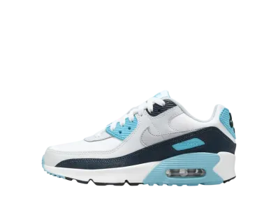 Nike GS Air Max 90 "White/Baltic Blue"