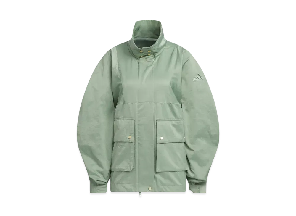adidas Luxflow Casual Woven Jacket "Silver Green"