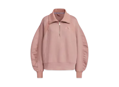 adidas Luxflow Sports Half-Zip Spacer Sweatshirt "Warm Clay"