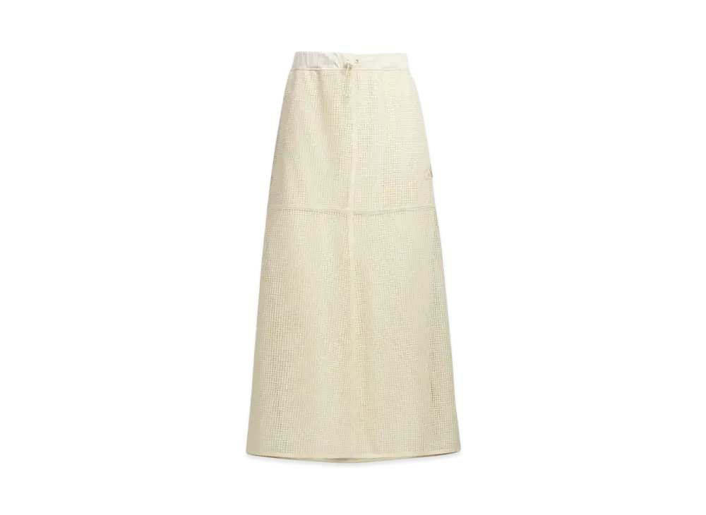 adidas Luxflow Casual Woven Layered Skirt "Warm Vanilla"