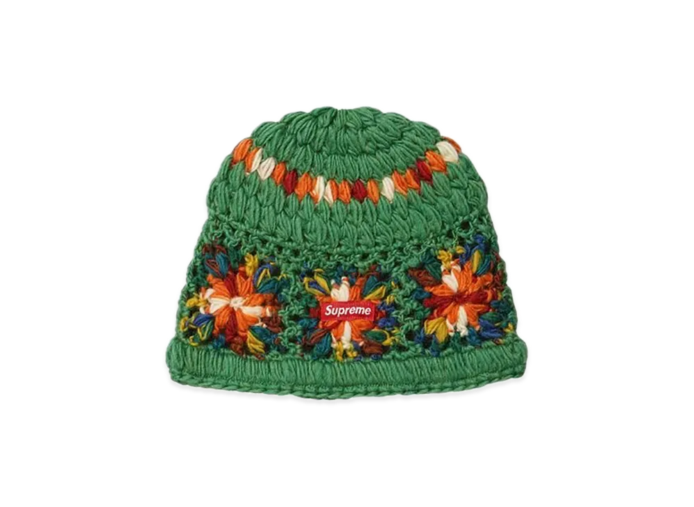 Supreme Crochet Beanie "Green"