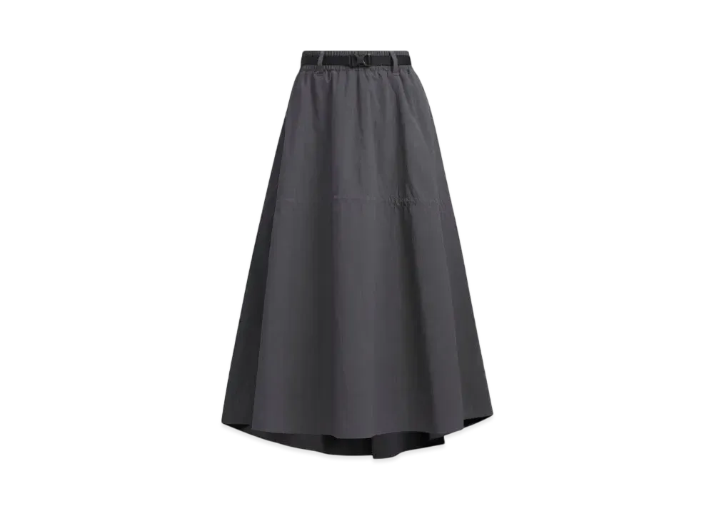 adidas Luxflow Loose-Fit Stretch Woven Skirt "Grey Six"