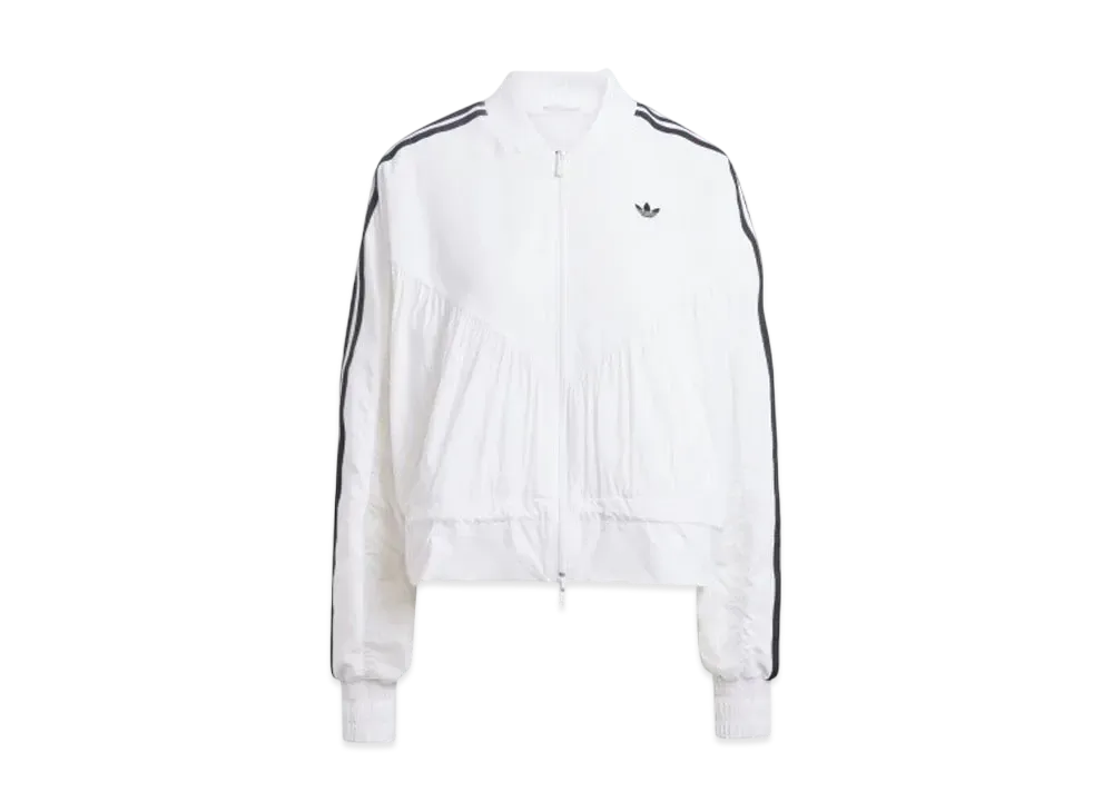 adidas Originals R3CD Lightweight Windbreaker Bomber Jacket "White"
