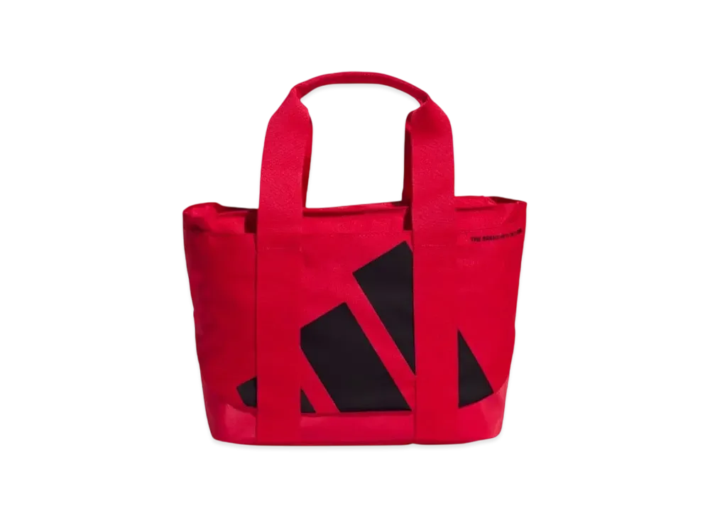 adidas Bold Logo Round Tote Bag "Pure Ruby"