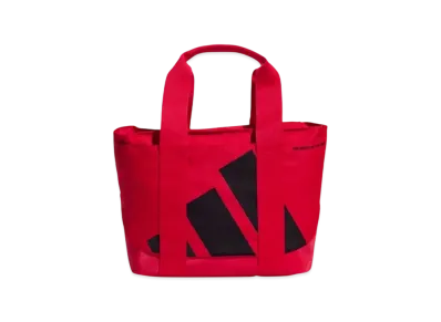 adidas Bold Logo Round Tote Bag "Pure Ruby"