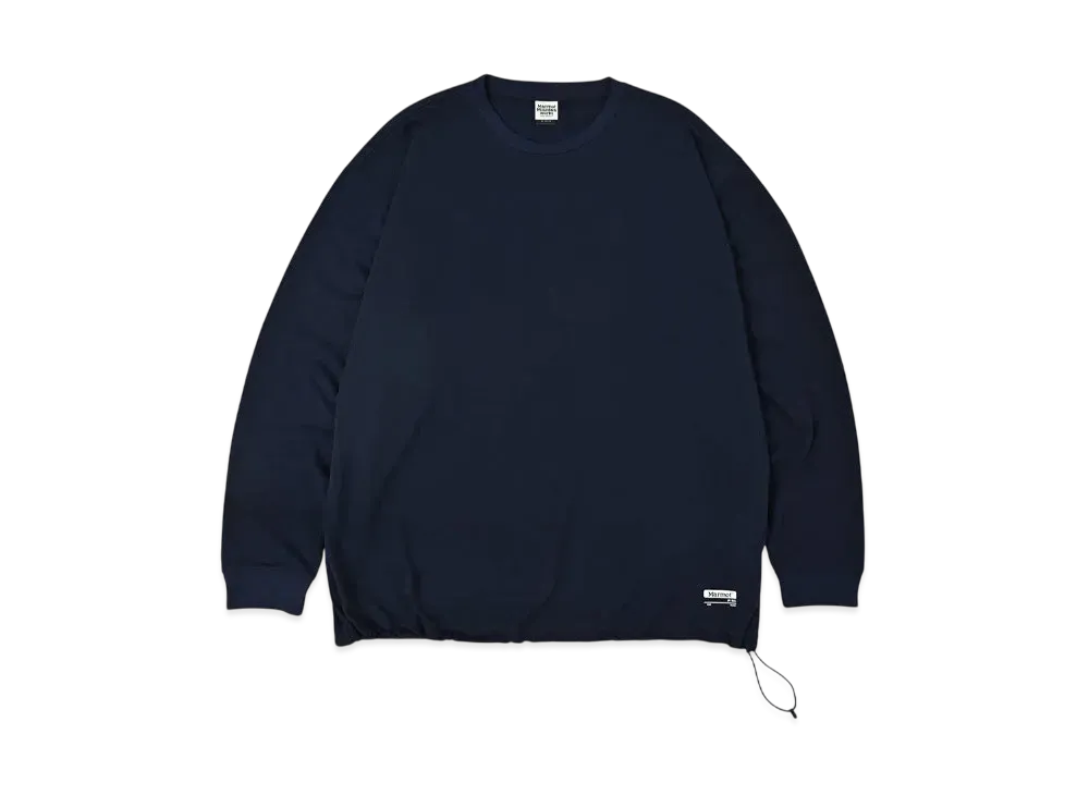 Marmot x S&G Drawcord Long Sleeve Tee "Navy"