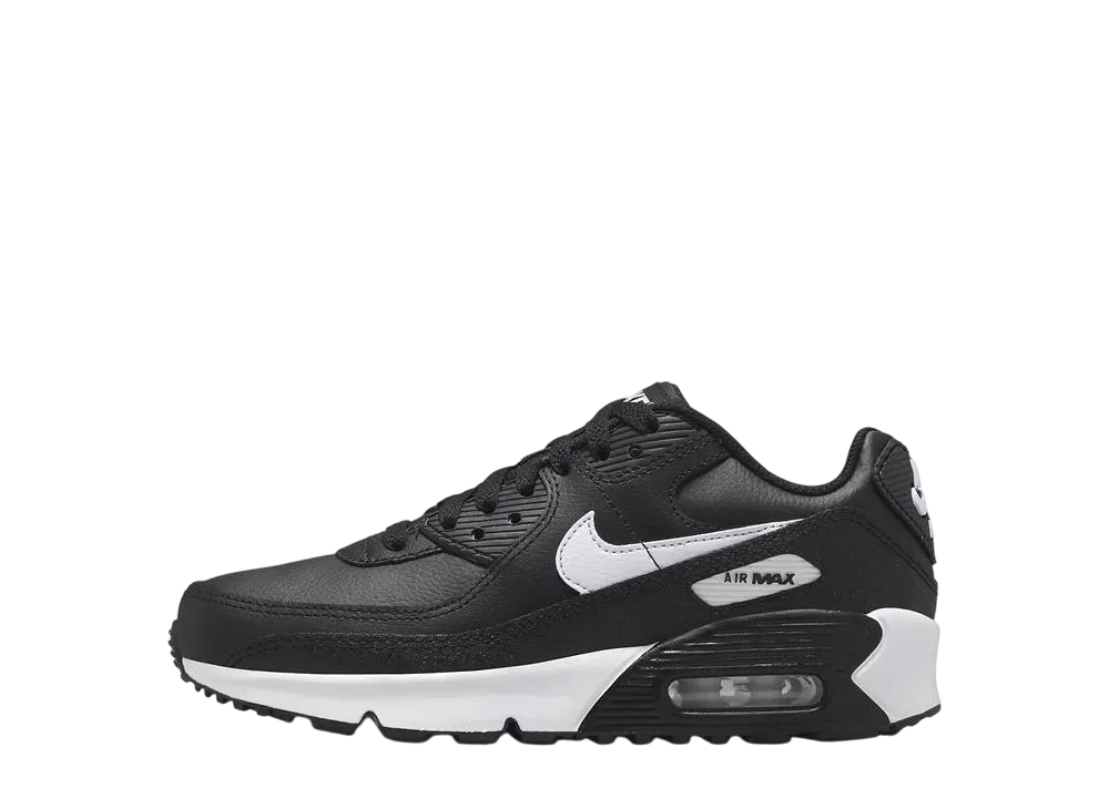 Nike GS Air Max 90 "Black/Black/White"