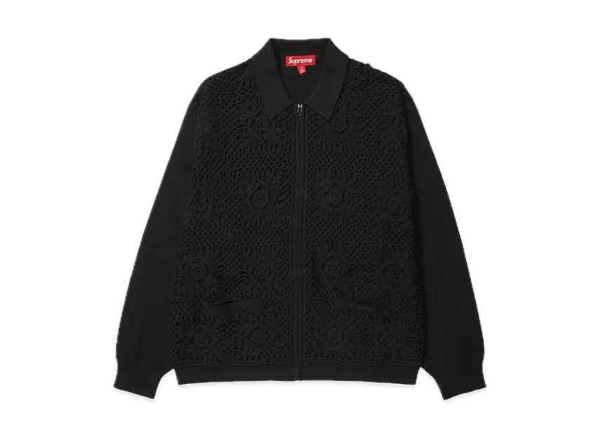 Supreme Crochet Zip Up Cardigan Supreme Crochet Zip Up Cardigan