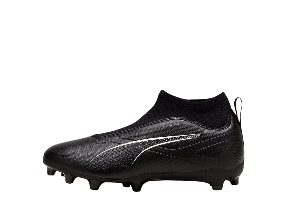 プーマ GS ウルトラ5 マッチ+ シューレースレス FG/AG "プーマブラック/プーマホワイト" (キッズ)